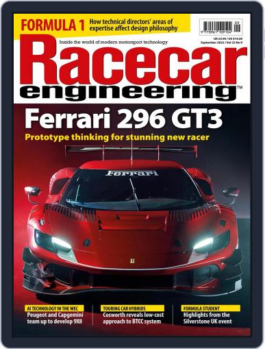 Racecar Engineering September 1st, 2022 Digital Back Issue Cover