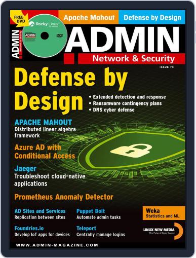 ADMIN Network & Security July 1st, 2022 Digital Back Issue Cover