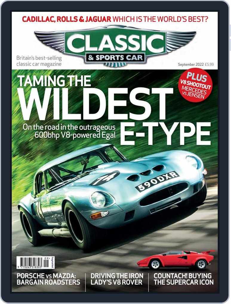 Goodwood, UK - July 13, 2013: Vintage Jaguar D-Type Racing Sports