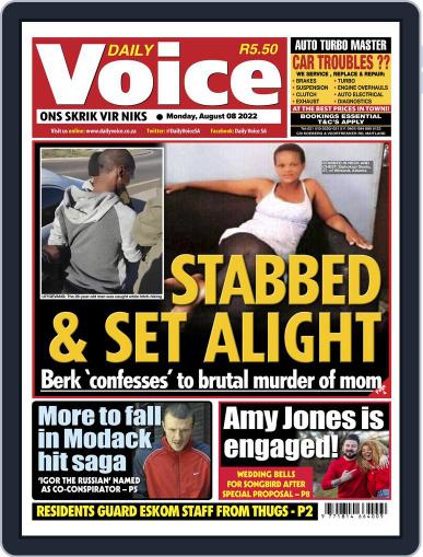 Daily Voice August 8th, 2022 Digital Back Issue Cover