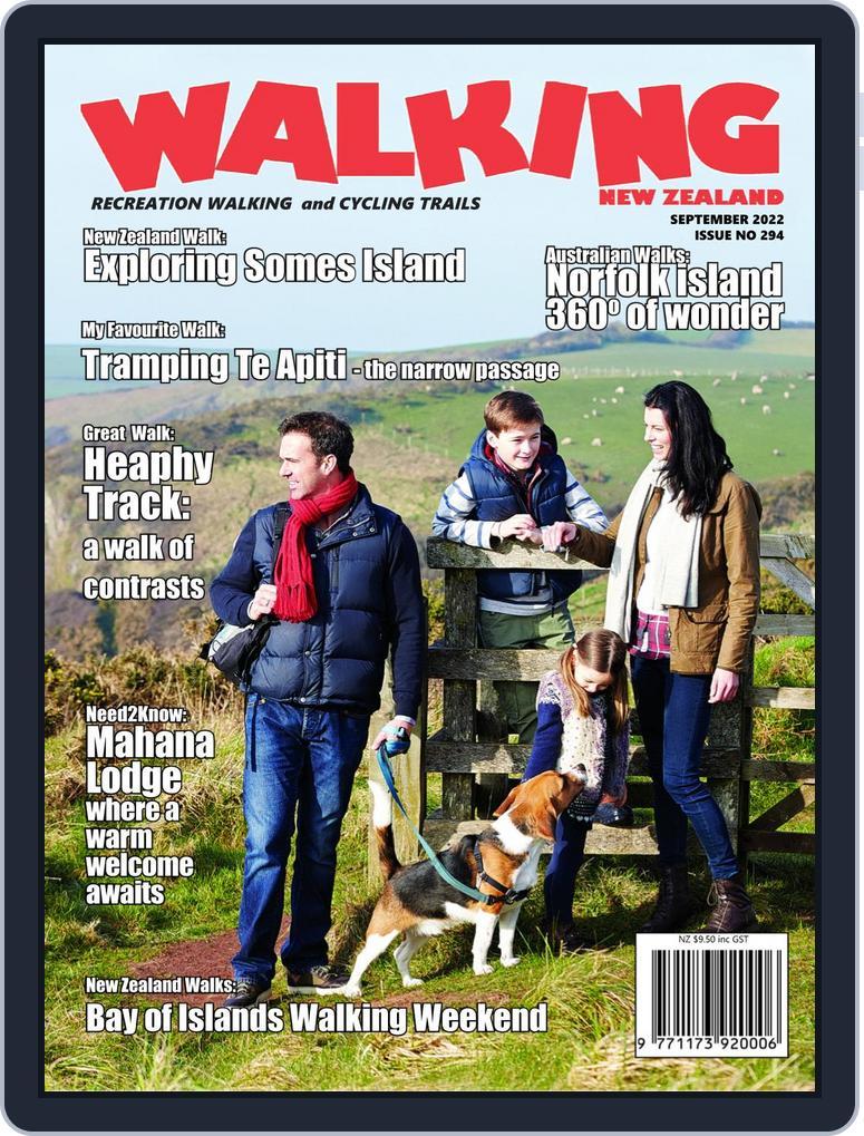 Walking New Zealand (Digital) Subscription                    September 1st, 2022 Issue