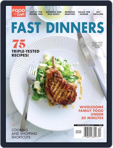 Fast Dinners August 3rd, 2022 Digital Back Issue Cover