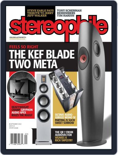 Stereophile September 1st, 2022 Digital Back Issue Cover