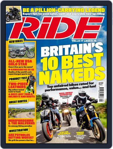 RiDE United Kingdom August 10th, 2022 Digital Back Issue Cover