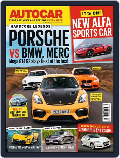 Autocar August 10th, 2022 Digital Back Issue Cover