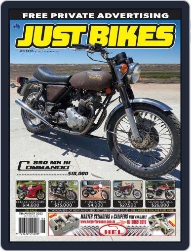 Just Bikes August 1st, 2022 Digital Back Issue Cover