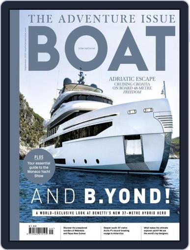 Boat International September 1st, 2022 Digital Back Issue Cover