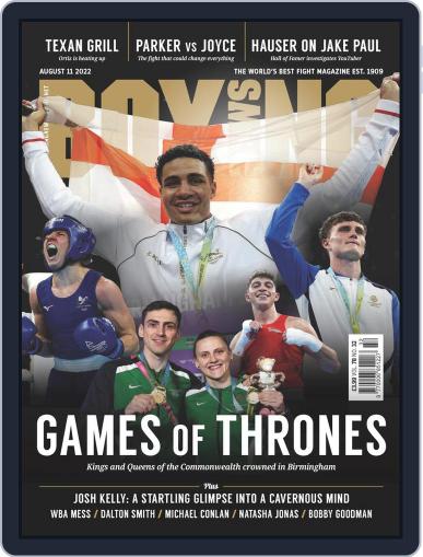 Boxing News August 11th, 2022 Digital Back Issue Cover