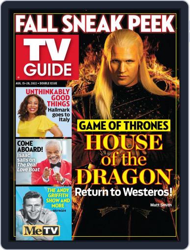 Tv Guide August 15th, 2022 Digital Back Issue Cover