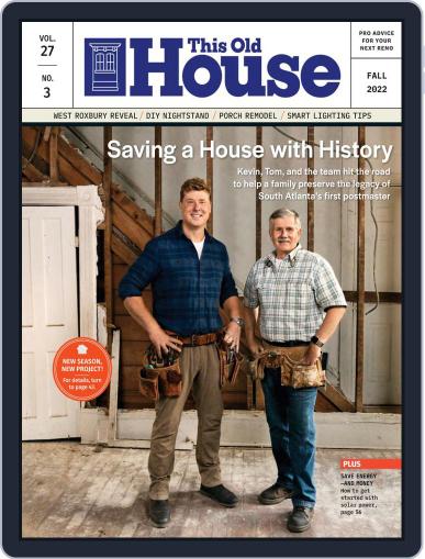 This Old House August 1st, 2022 Digital Back Issue Cover