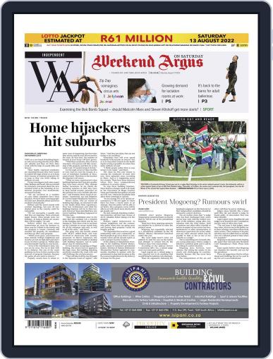 Weekend Argus Saturday August 13th, 2022 Digital Back Issue Cover
