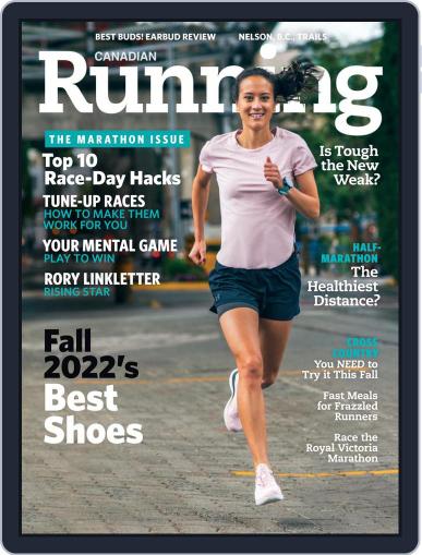 Canadian Running September 1st, 2022 Digital Back Issue Cover