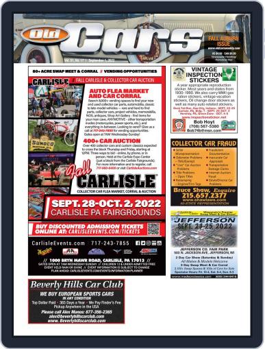 Old Cars Weekly September 1st, 2022 Digital Back Issue Cover