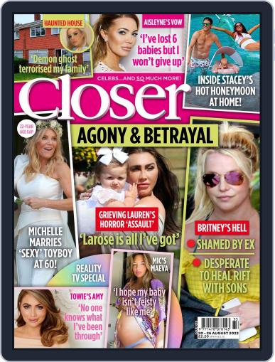 Closer August 20th, 2022 Digital Back Issue Cover