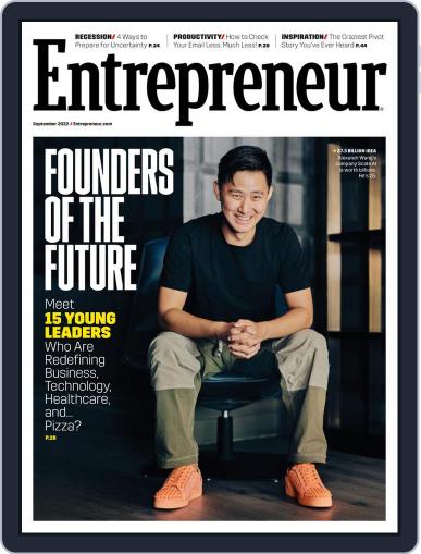 Entrepreneur September 1st, 2022 Digital Back Issue Cover