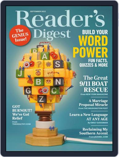 Reader's Digest September 1st, 2022 Digital Back Issue Cover