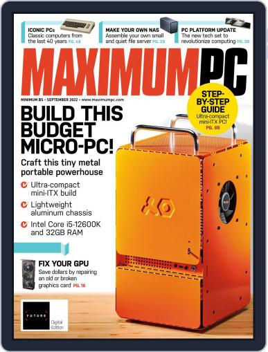 Maximum PC September 1st, 2022 Digital Back Issue Cover