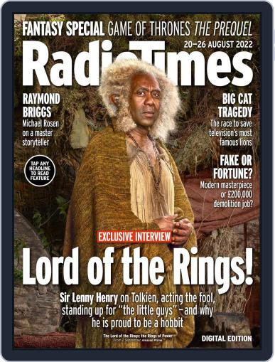 Radio Times August 20th, 2022 Digital Back Issue Cover