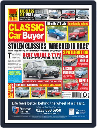 Classic Car Buyer August 17th, 2022 Digital Back Issue Cover