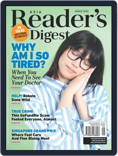 Reader’s Digest Asia (English Edition) September 1st, 2022 Digital Back Issue Cover