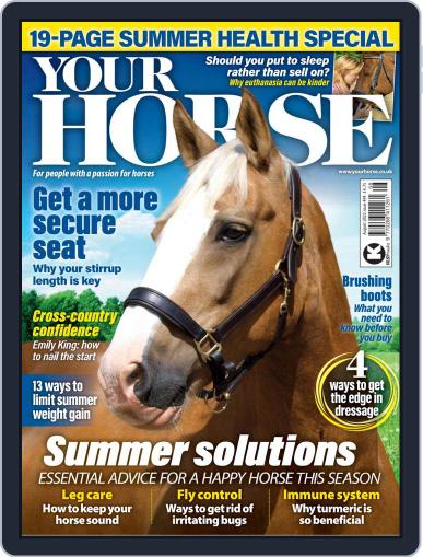 Your Horse August 1st, 2022 Digital Back Issue Cover