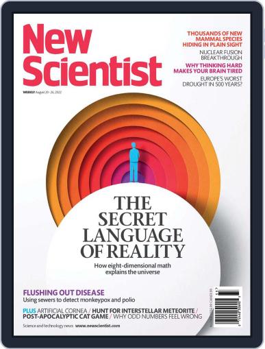 New Scientist August 20th, 2022 Digital Back Issue Cover