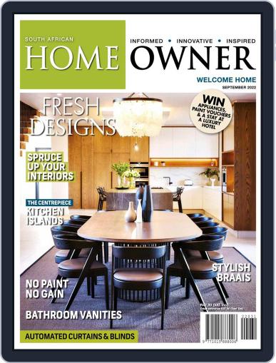 South African Home Owner September 1st, 2022 Digital Back Issue Cover