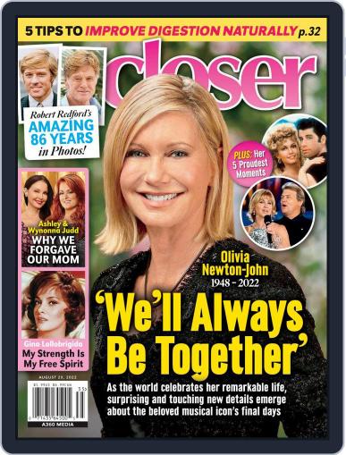 Closer Weekly August 29th, 2022 Digital Back Issue Cover