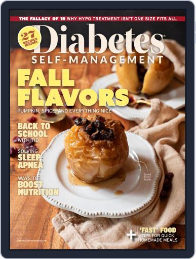 Diabetes Self-Management August 8th, 2022 Digital Back Issue Cover