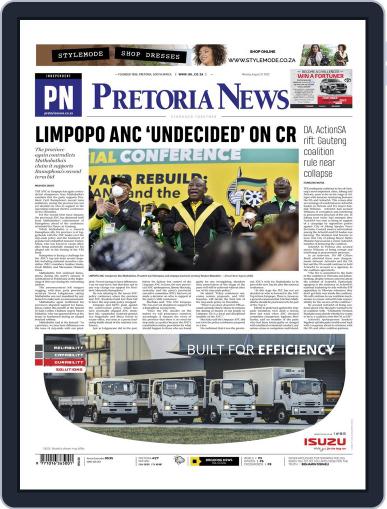 Pretoria News August 22nd, 2022 Digital Back Issue Cover