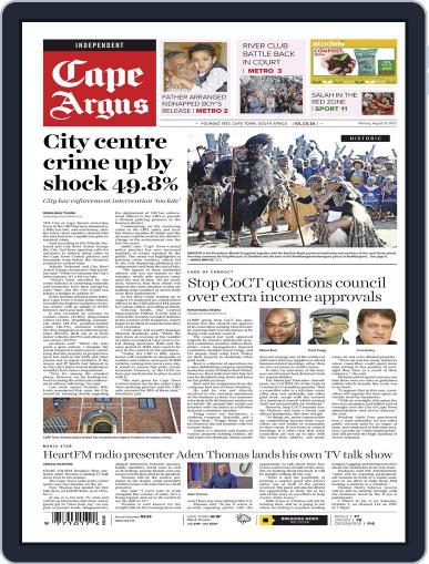 Cape Argus August 22nd, 2022 Digital Back Issue Cover