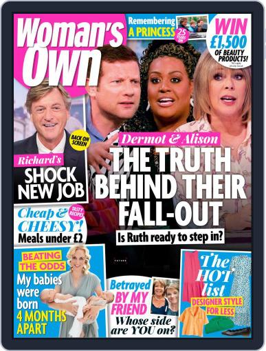 Woman's Own August 29th, 2022 Digital Back Issue Cover