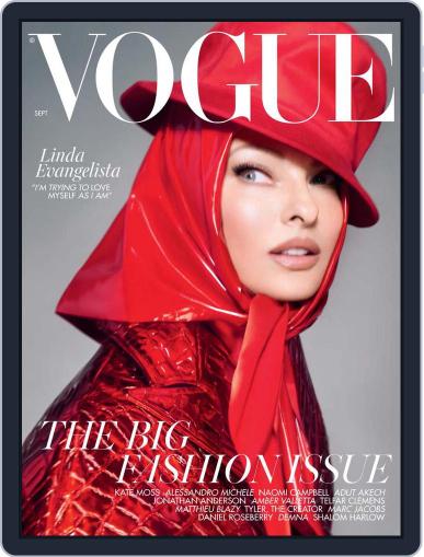 British Vogue September 1st, 2022 Digital Back Issue Cover