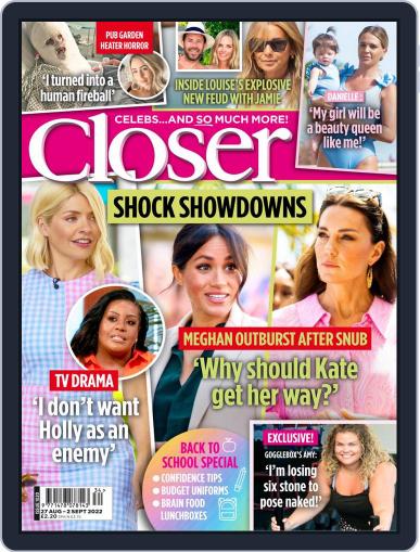 Closer August 27th, 2022 Digital Back Issue Cover