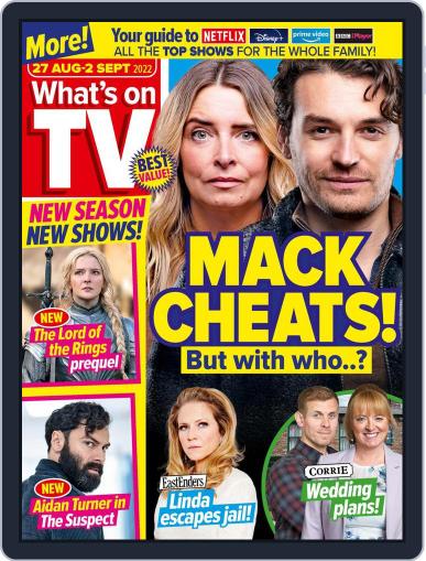 What's on TV August 27th, 2022 Digital Back Issue Cover