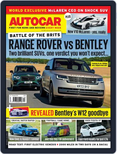 Autocar August 24th, 2022 Digital Back Issue Cover
