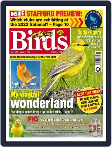 Cage & Aviary Birds August 24th, 2022 Digital Back Issue Cover