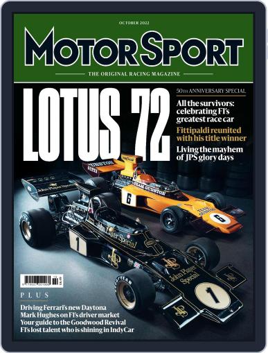 Motor sport August 24th, 2022 Digital Back Issue Cover