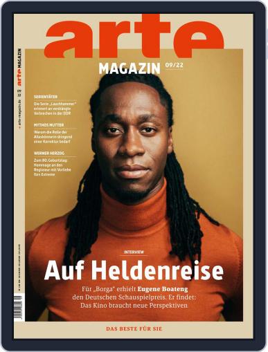 Arte Magazin September 1st, 2022 Digital Back Issue Cover