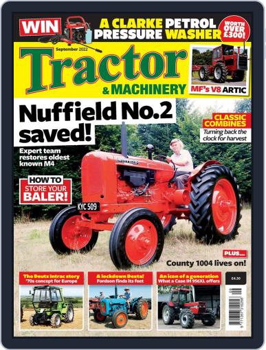 Tractor & Machinery September 1st, 2022 Digital Back Issue Cover