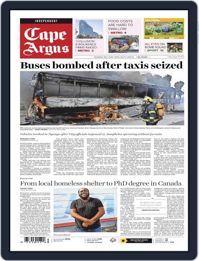 Cape Argus August 26th, 2022 Digital Back Issue Cover
