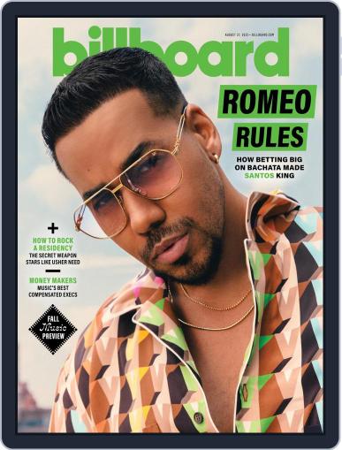 Billboard August 27th, 2022 Digital Back Issue Cover