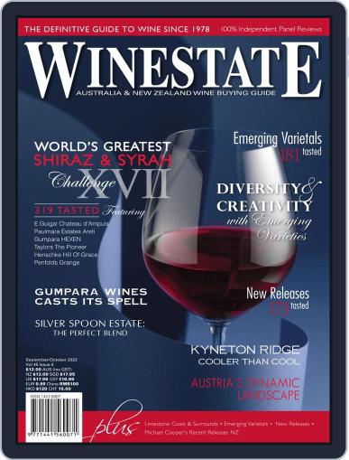 Winestate September 1st, 2022 Digital Back Issue Cover
