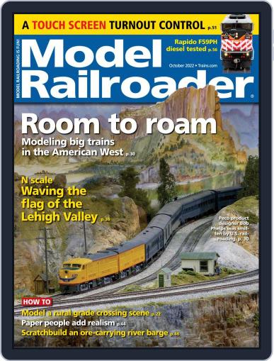 Model Railroader October 1st, 2022 Digital Back Issue Cover