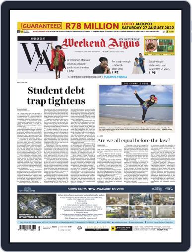 Weekend Argus Saturday August 27th, 2022 Digital Back Issue Cover