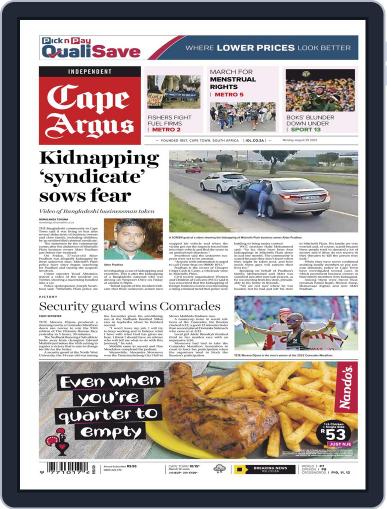Cape Argus August 29th, 2022 Digital Back Issue Cover