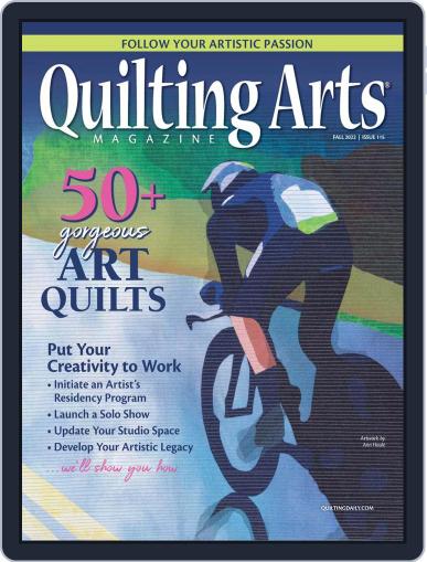 Quilting Arts August 15th, 2022 Digital Back Issue Cover