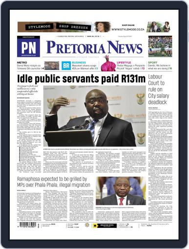 Pretoria News August 30th, 2022 Digital Back Issue Cover