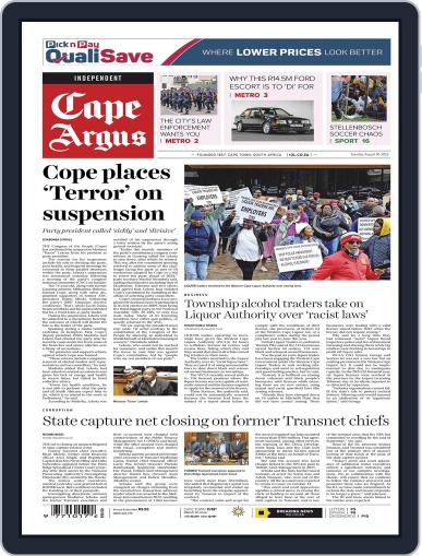 Cape Argus August 30th, 2022 Digital Back Issue Cover