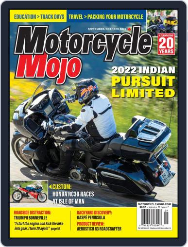 Motorcycle Mojo September 1st, 2022 Digital Back Issue Cover